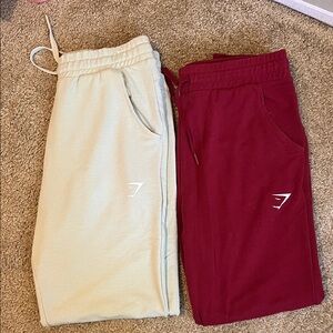 Gymshark sweatpants  - mint green and maroon